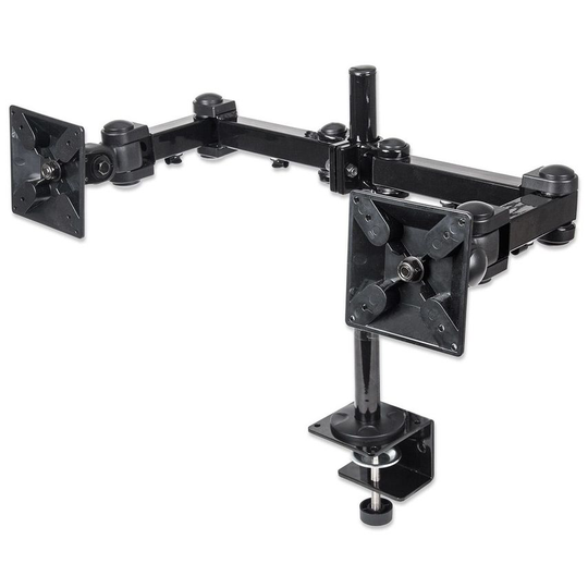 Manhattan Tv/Monitor Desk Mount Dual Full- you get 2