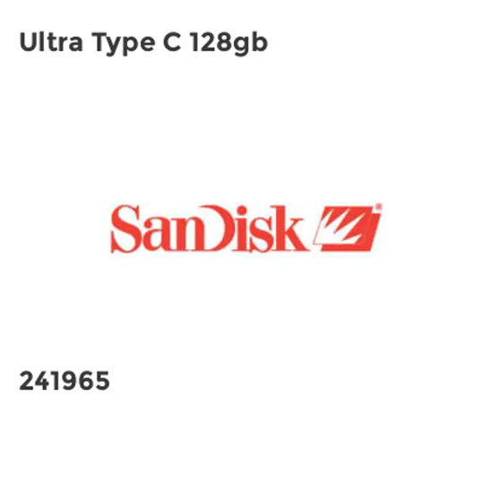 Sandisk Ultra Type C 128gb