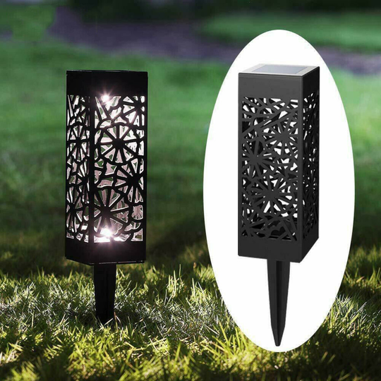 (Cool White) LED Solar Lawn Light Pathway Garden Lamp Decor