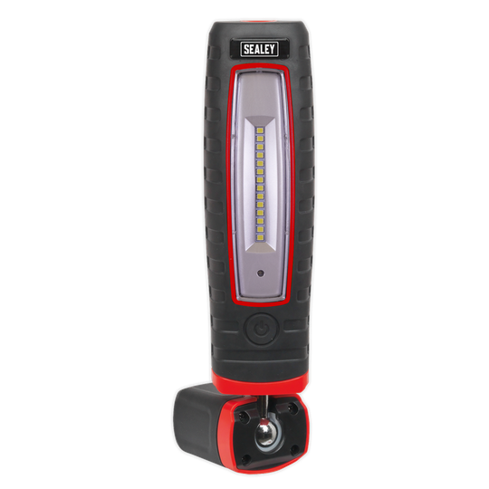 Sealey Rechargeable 360 Inspection Lamp 14 SMD LED + 3W LED Black Lithium-ion