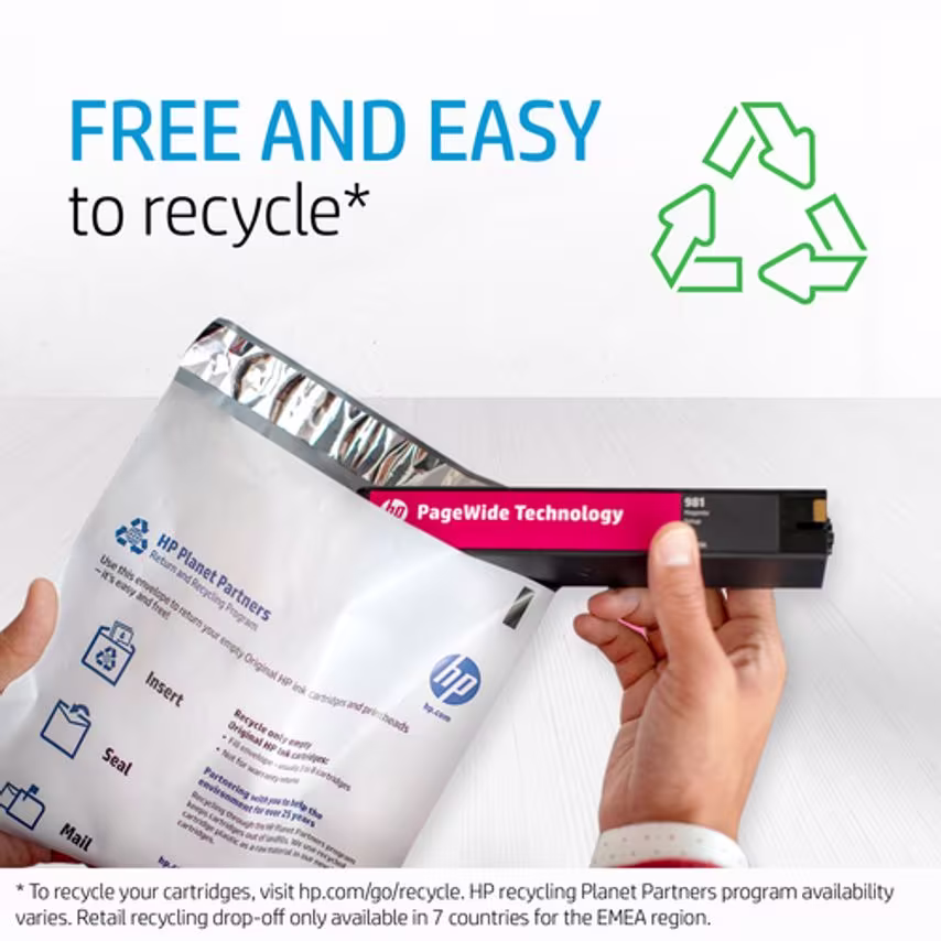 HP Ink Cartridge No 913A Cyan- you get 2