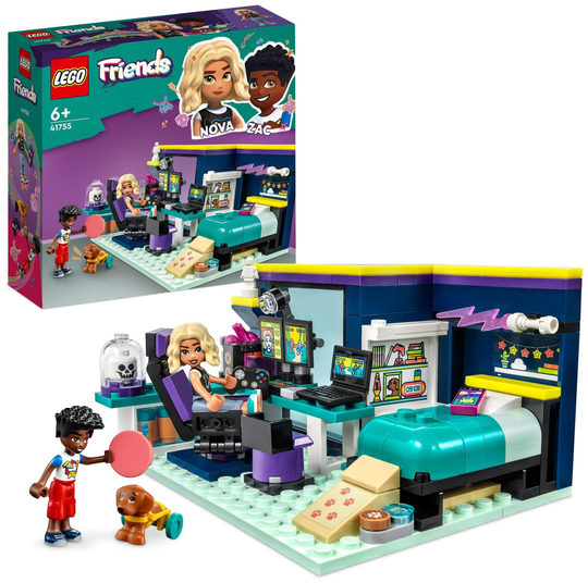 LEGO Friends Nova's Room Gaming Bedroom Playset 41755