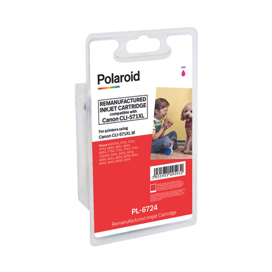Polaroid CLI-571XL Magenta Inkjet Cartridge 0333C001-COMP