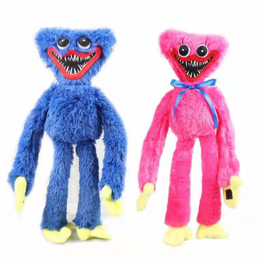 (2pcs/Set(Pink+Blue)) Poppy Playtime Huggy Wuggy Plush Toy Kid Doll Gift