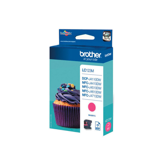 Brother LC123M Magenta Ink Cartridge