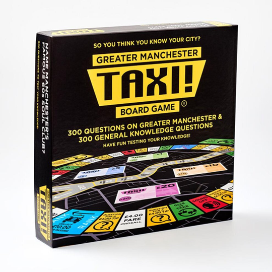 Greater Manchester Taxi Board Game by Taxi Game Ltd