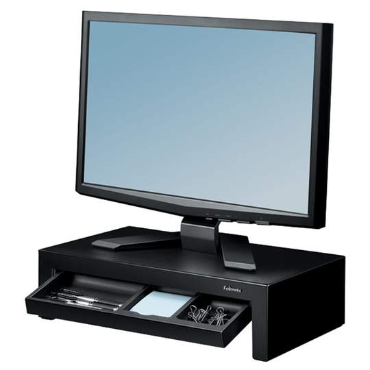 Fellowes Designer Suites Monitor Riser Black 8038101