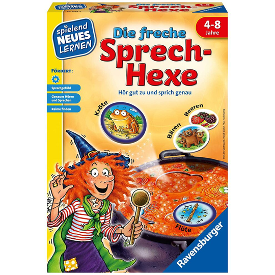 Ravensburger Play and Learning 24994 - The Cheeky Speech Witch - Children's Game from 4 Years