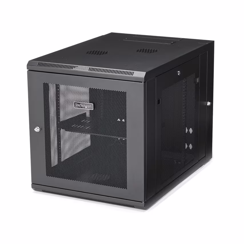 StarTech.com 12U Wall-Mount Server Rack Cabinet - 24 in. Deep - Hinged