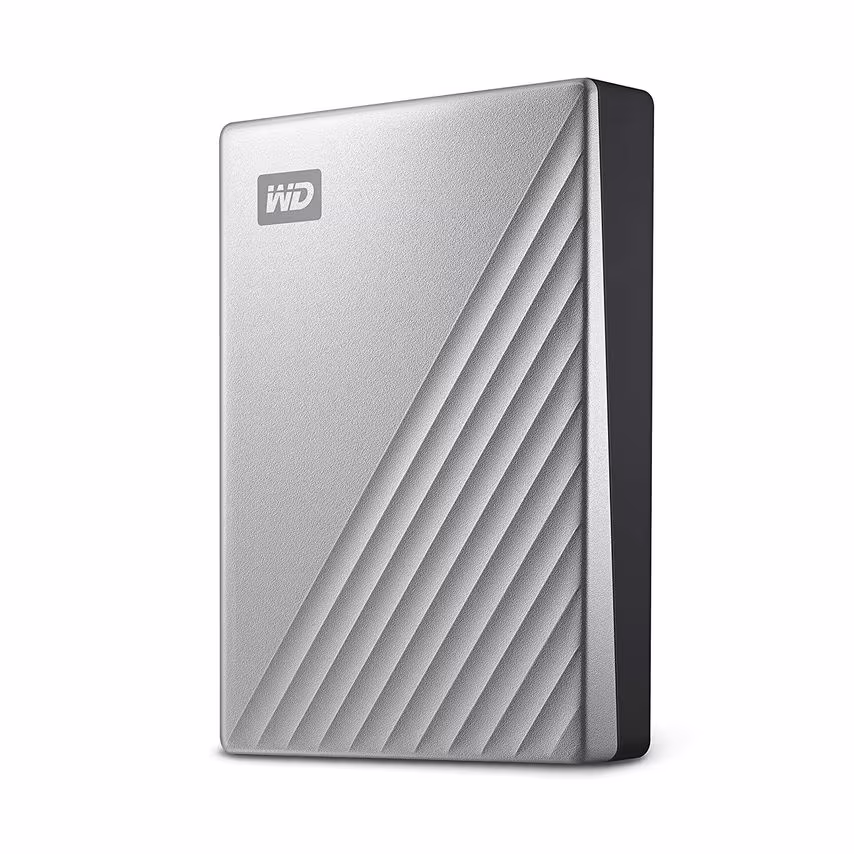 Western Digital WD 4TB My Passport Ultra Silver External HDD