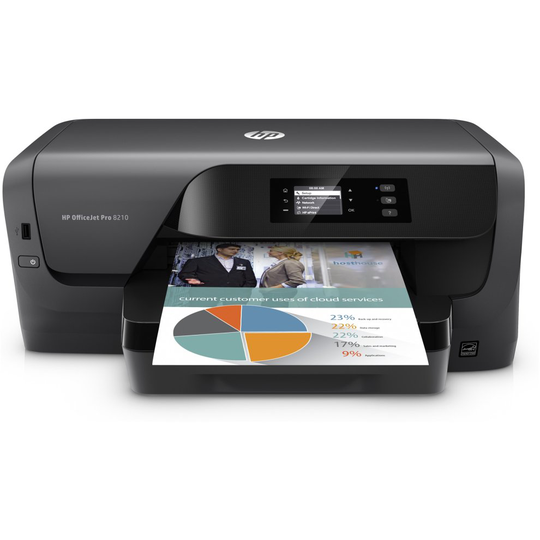 HP Officejet Pro 8210 Colour 2400 x 1200DPI A4 Wi-Fi Black inkjet printer