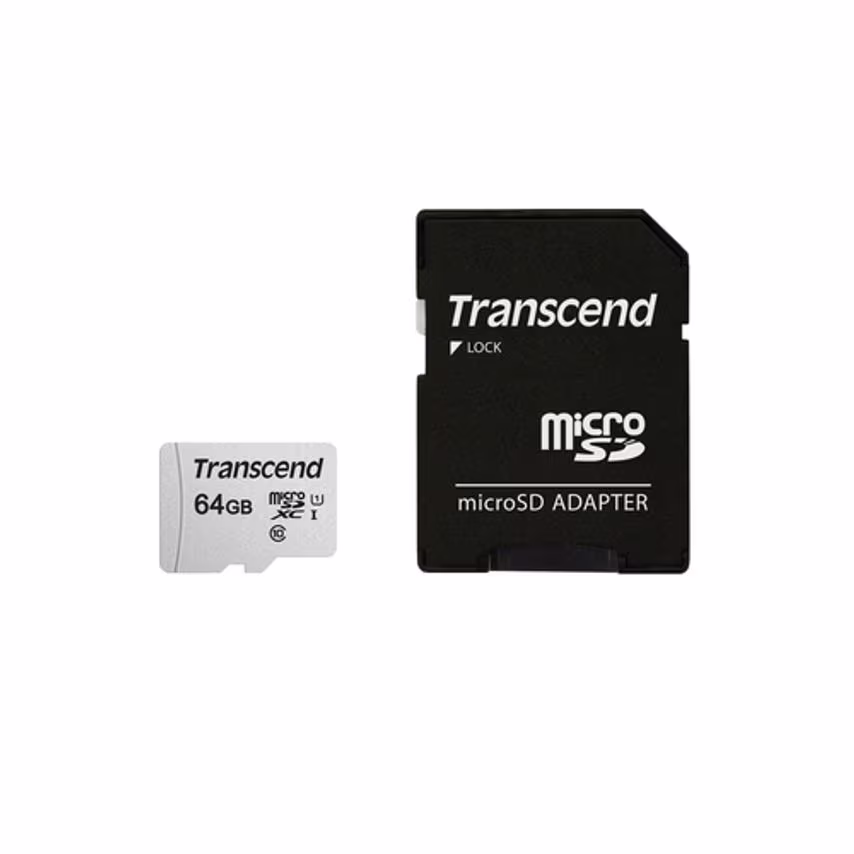 Transcend Memory Non-stock ^64GB UHS-I U1 Micro SD with Adapter