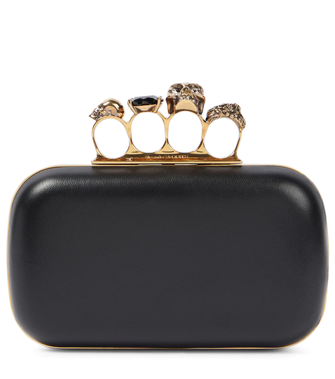 Four Ring embellished clutch