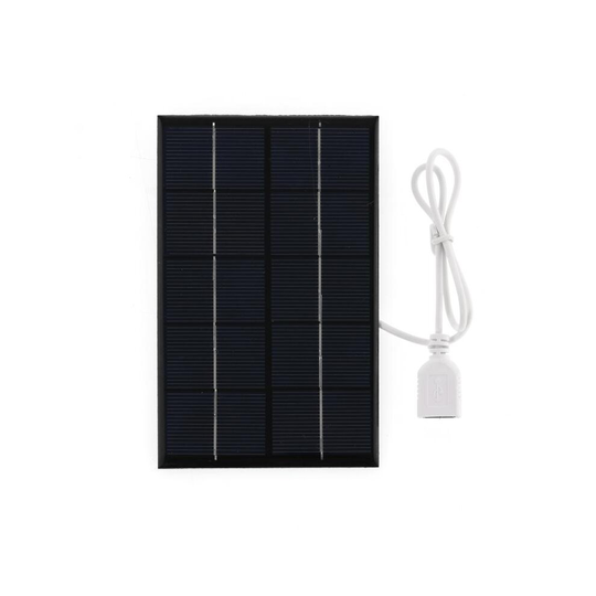 Mini Solar Panel Charger USB Output 5W 5V to charge all mobile phones & tablets for camping Fast Charging Power Supply Power Bank Waterproof