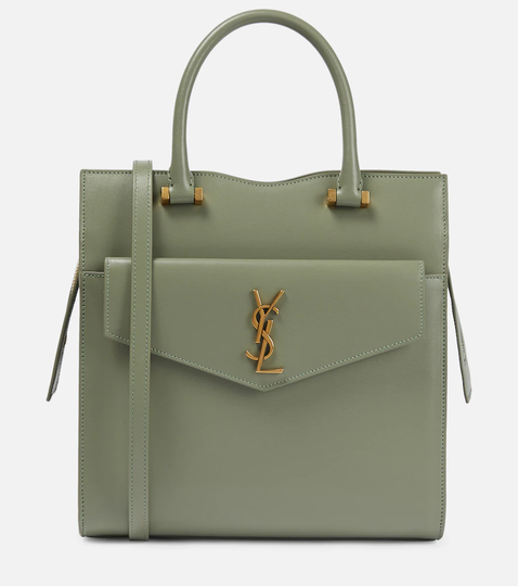 Uptown Small leather tote bag