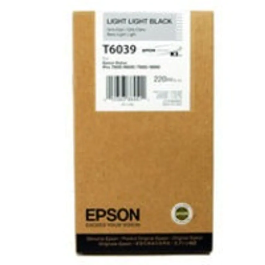 Epson Epson T6039 Light Black Ink Cartridge 220ml - C13T603900