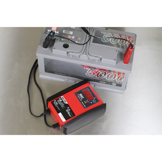 Sealey Schumacher Intelligent Speed Charge Battery Charger 10A 12V