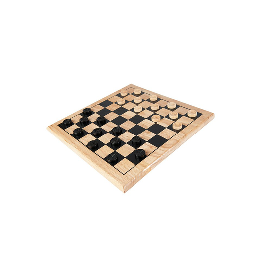 Traditional Wooden Draughts