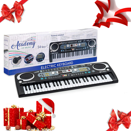 54 Keys Electronic Keyboard Digital Music Piano Instrument, Microphone