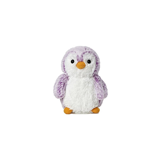 Aurora World Pom Pom Penguin Bright Violet Plush, 6" - 09822