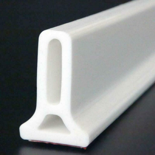 Silicone Shower Water Barrier Stopper Bathroom Waterproof Floor Strip