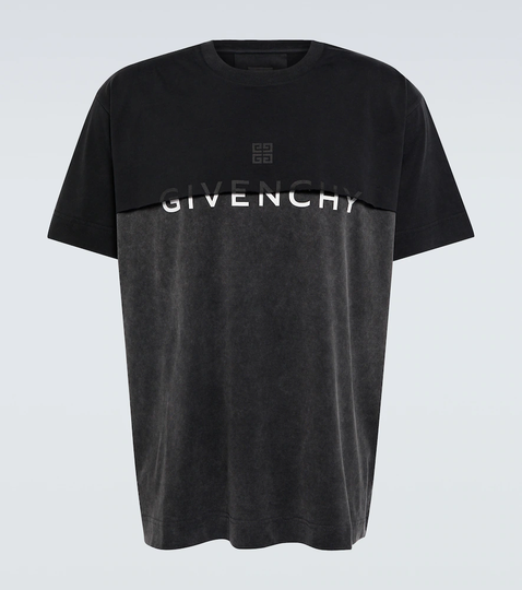 Overlay logo cotton jersey T-shirt