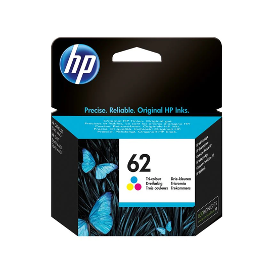 HP 62 Tricolour Standard Capacity Ink Cartridge 4.5ml - C2P06AE