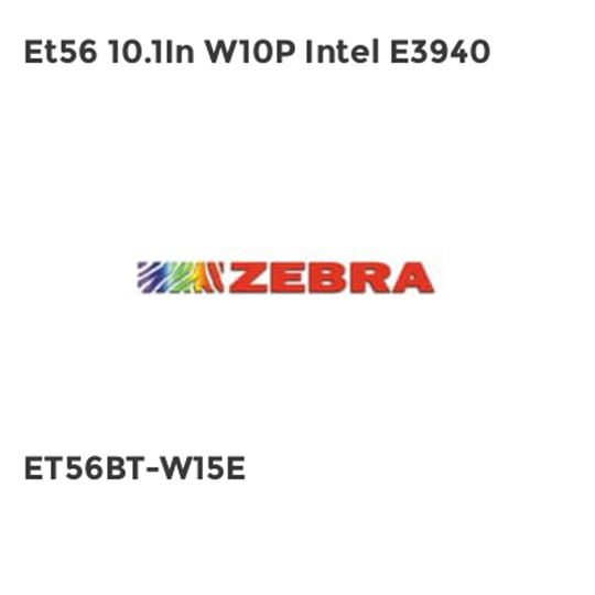Zebra Et56 10.1In W10P Intel E3940