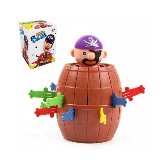 Super Pop Up Toy Jumping Pirate Board Game Funny
