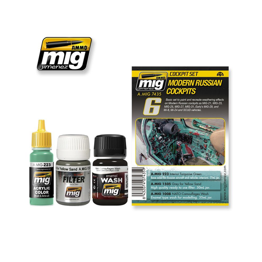 Ammo by Mig Weathering Set - Modern Russian Cockpits