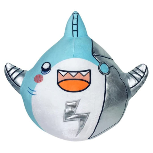 (Robot Carton Shark) Lankybox Merch Boxy Robot Plush Toy with LED Light Cat Fox Cloud Cartoon Anime Figure Soft Stuffed Doll Throw Pillow Christmas Bi