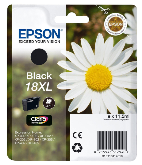 Epson 18XL Daisy Ink Cartridge - Black