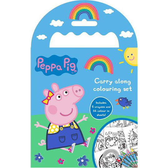Anker PECAR Peppa Pig Carry Along Colouring Set