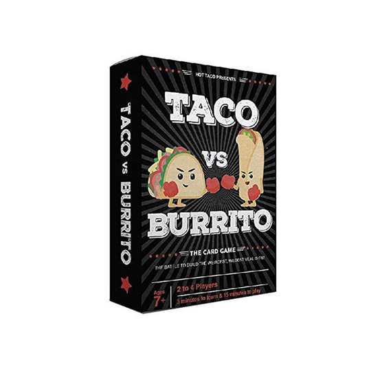 Taco vs Burrito Strategy Card Game Party Game