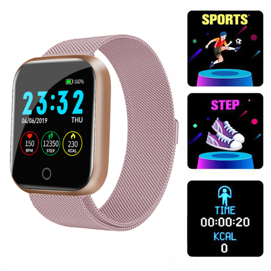 I5 Smart Watch for Samsung iPhone Android Fitness Tracker for Fitbit