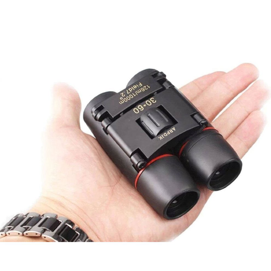 30x60 Compact Small Binoculars Powerful Folding Telescope