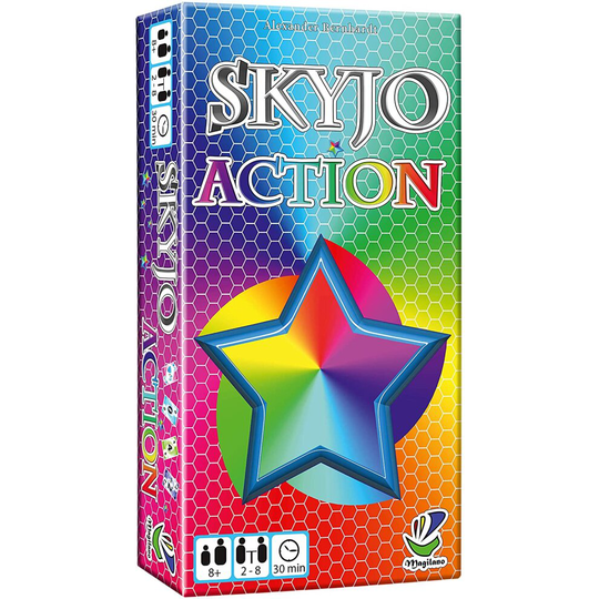 SKYJO ACTION, by Magilano - The exciting card game for friends and family.