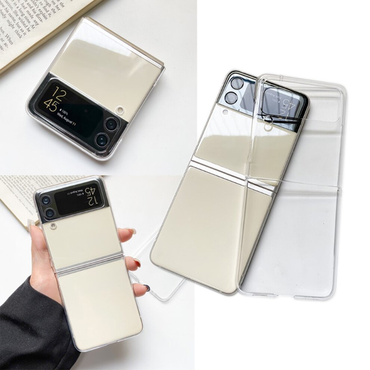 For Samsung Galaxy Z Flip4 Bumper Silicone Gel TPU Phone Case Cover Clear