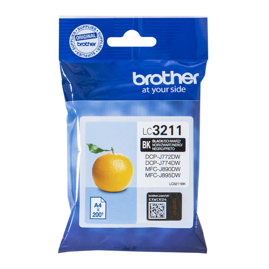 Brother Brother Black Ink Cartridge 15ml - LC3211BK
