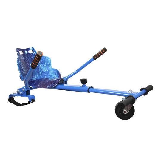 (Galaxy Blue) Gift Gadgets Racer Hoverkart Kart For Hoverboards