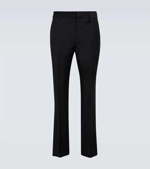 Wool and mohair suit pants