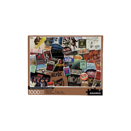 Aquarius Ent AC/DC Albums 1000 Pieces Puzzle