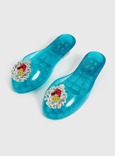 Disney Princess Teal Ariel Jelly Shoes - One Size