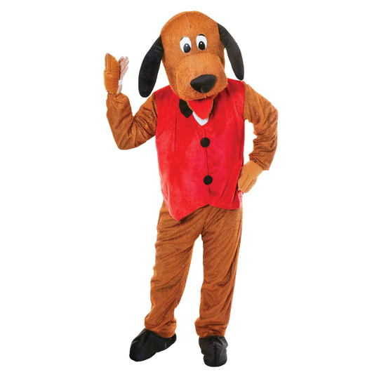 Official Forum AC269 Mens Dog With Waistcoat (Big Head) Standard Adult Costumes