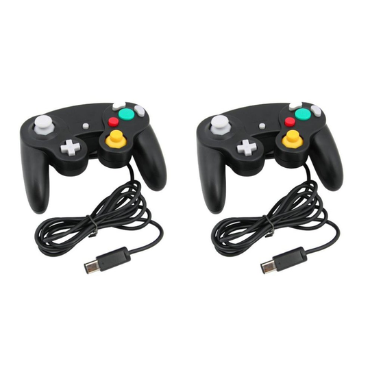 2 x Kabalo Wired Gamepad Joypad Gaming Controller for Nintendo Gamecube / Wii Console
