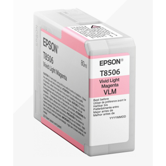 Epson Epson T8506 Light Magenta Ink Cartridge 80ml - C13T850600