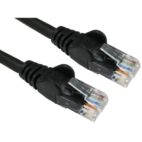 Cables Direct 6 Cables 0.5M 6 LSOH Moulded-black