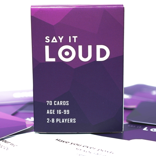 Say it Loud - Share Life Stories Adult Card Party Game Student Birthda