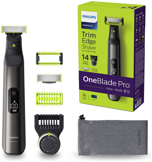 Philips OneBlade Pro Face & Body Shaver & Trimmer QP6550/15
