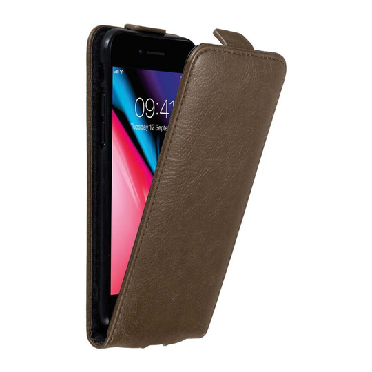(COFFEE BROWN) Cadorabo Case for Apple iPhone 8 / iPhone 7 / iPhone 7S case cover